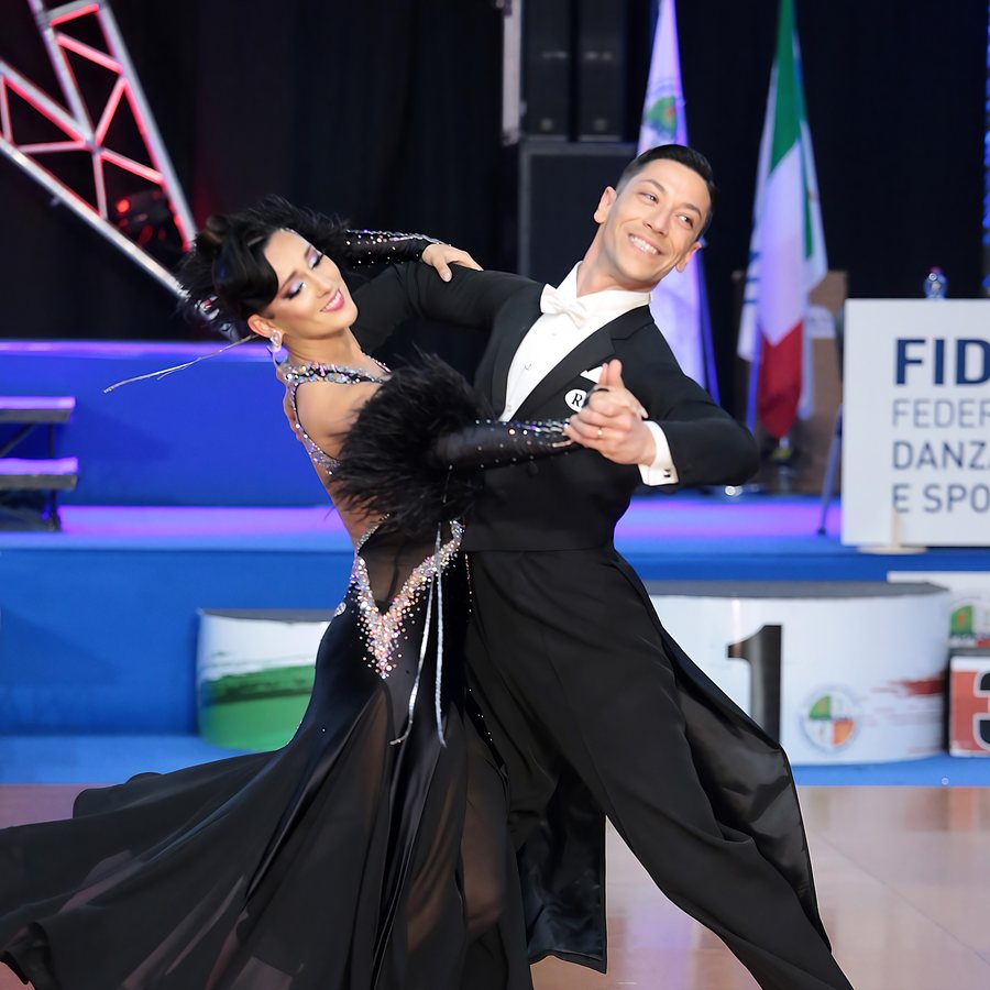 Andrea e Silvia, Power Up Dance, coppia di Danze Standard in gara